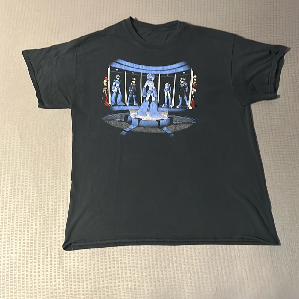 Vintage Mega-man suit vault tee